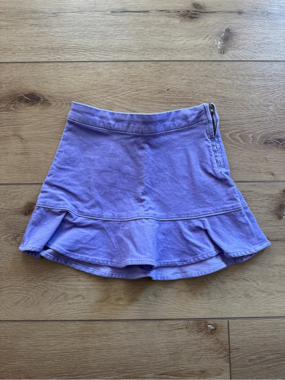 Crewcuts Lavender Corduroy Ruffle Skater Skirt